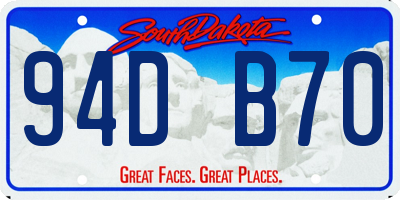 SD license plate 94DB70