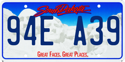SD license plate 94EA39