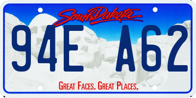 SD license plate 94EA62