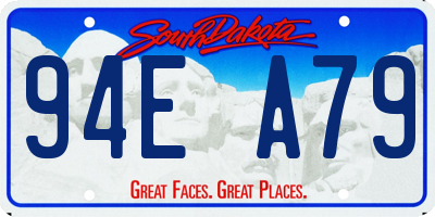SD license plate 94EA79