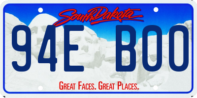 SD license plate 94EB00