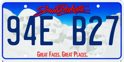 SD license plate 94EB27