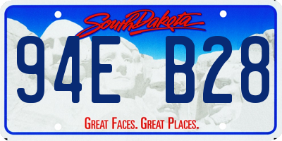 SD license plate 94EB28