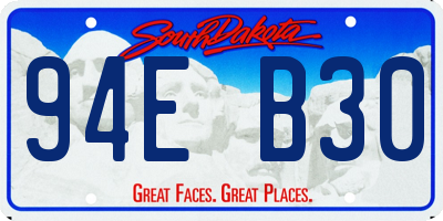 SD license plate 94EB30