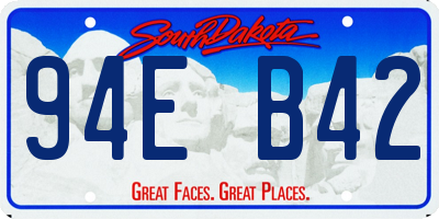SD license plate 94EB42