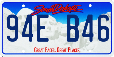 SD license plate 94EB46