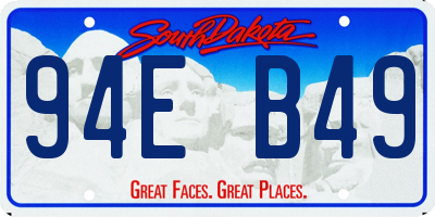 SD license plate 94EB49