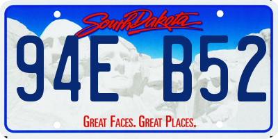 SD license plate 94EB52