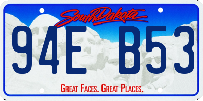 SD license plate 94EB53