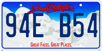 SD license plate 94EB54