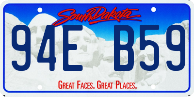 SD license plate 94EB59