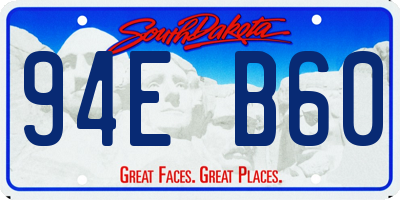 SD license plate 94EB60