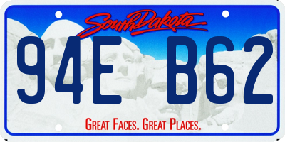SD license plate 94EB62