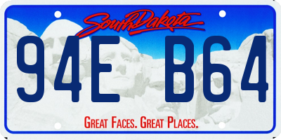SD license plate 94EB64