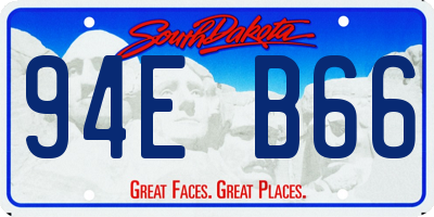 SD license plate 94EB66