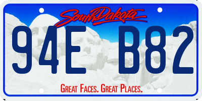 SD license plate 94EB82