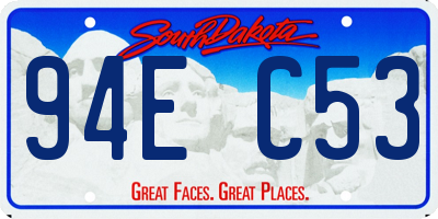 SD license plate 94EC53