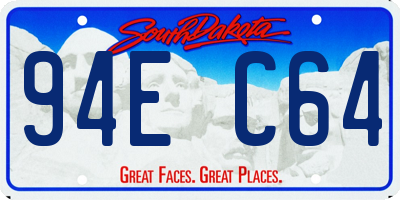 SD license plate 94EC64