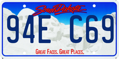 SD license plate 94EC69