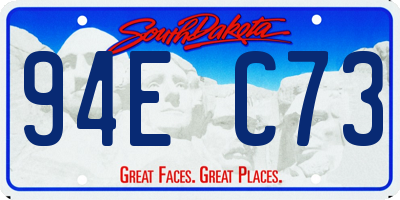 SD license plate 94EC73