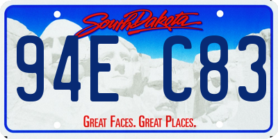 SD license plate 94EC83
