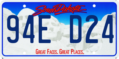 SD license plate 94ED24