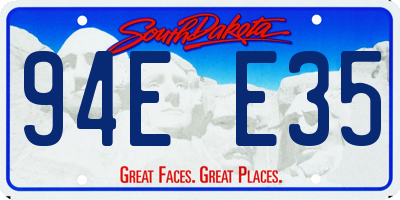 SD license plate 94EE35