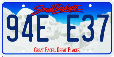 SD license plate 94EE37