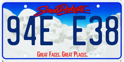 SD license plate 94EE38