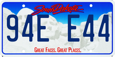 SD license plate 94EE44