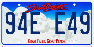 SD license plate 94EE49
