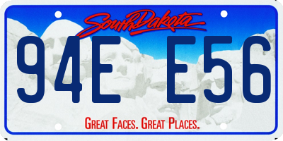 SD license plate 94EE56