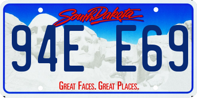 SD license plate 94EE69