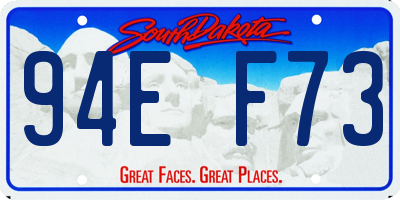 SD license plate 94EF73