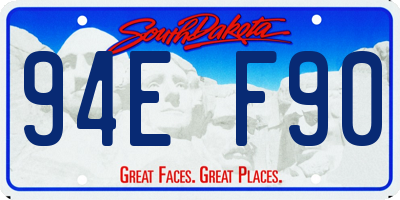 SD license plate 94EF90