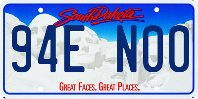 SD license plate 94EN00