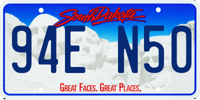 SD license plate 94EN50