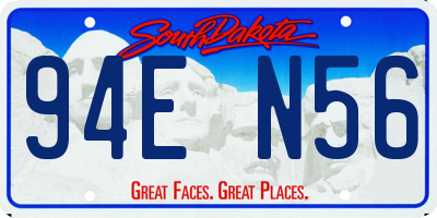 SD license plate 94EN56