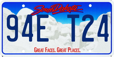 SD license plate 94ET24