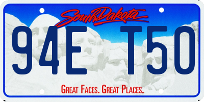 SD license plate 94ET50