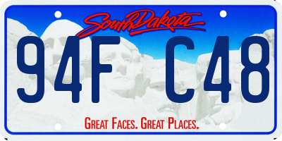 SD license plate 94FC48