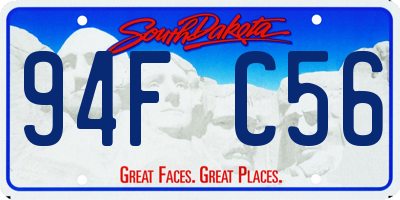 SD license plate 94FC56