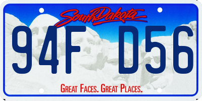 SD license plate 94FD56
