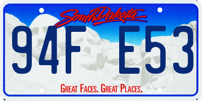 SD license plate 94FE53