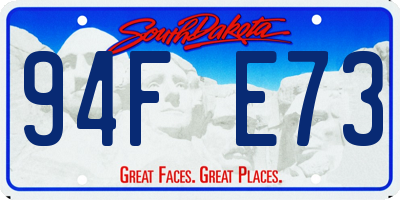 SD license plate 94FE73