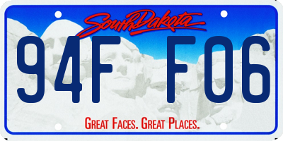 SD license plate 94FF06