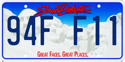 SD license plate 94FF11