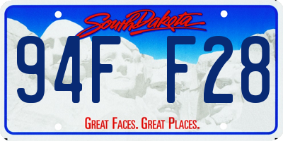 SD license plate 94FF28