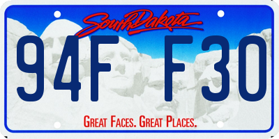 SD license plate 94FF30