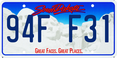 SD license plate 94FF31